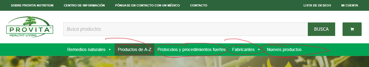 categorías alternativas