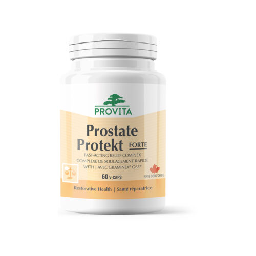 Integratore alimentare Prostate Protekt Forte Provita Nutrition in flacone per il supporto nutrizionale maschile