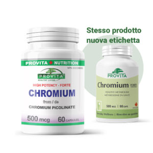 Integratore Chromium Picolinate Cromo Picolinato in capsule – flacone