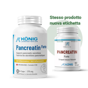 Pancreatin Forte integratore alimentare a base di enzimi digestivi in capsule