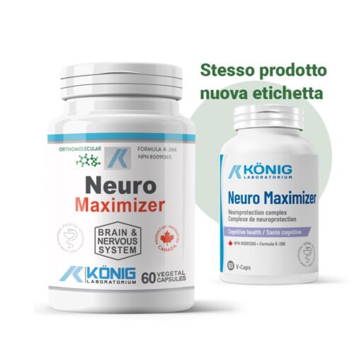 Integratore Neuro Maximizer in confezione - Supporto per cervello e sistema nervoso con 14 ingredienti naturali