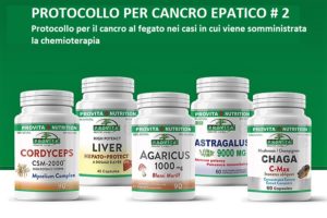 Protocollo Provita Nutrition con integratori per il supporto nutrizionale del fegato