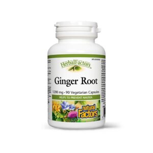 Ginger Root Natural Factors 120 mg capsule vegetali radice di zenzero