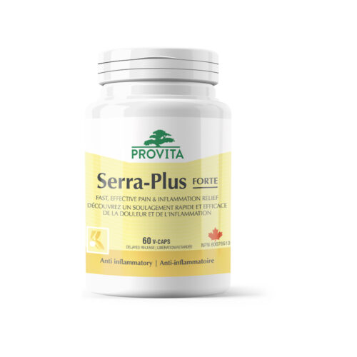Integratore Serra-Plus Serrapeptasi Provita in flacone da 60 capsule