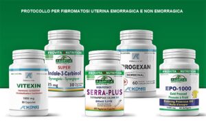 Protocollo Provita Nutrition per la fibromatosi uterina con integratori di supporto nutrizionale