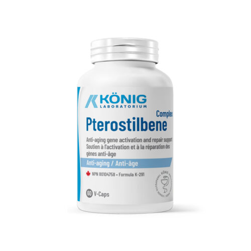 König Laboratorium Pterostilbene Complex 50 mg 60 capsule vegetali integratore anti-aging longevità