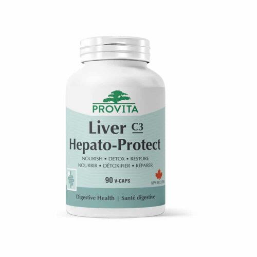 Flacone di integratore alimentare Liver C3 Hepato Protect da 90 capsule