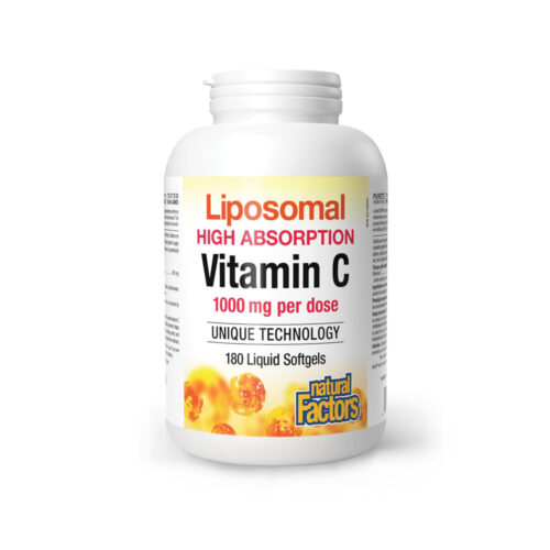 Flacone di Vitamina C Liposomiale Natural Factors in capsule
