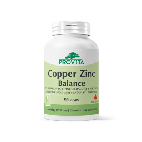 Flacone di integratore Copper Zinc Balance ProVita Nutrition
