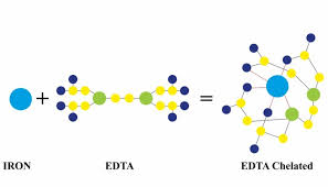 Struttura molecolare EDTA e chelazione metalli pesanti - PROTOCOLLO CHELATIN FORTE